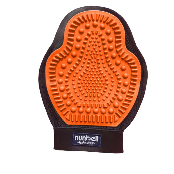 Nunbell Grooming / De-Shedding / Bathing Glove For Cats and Dogs