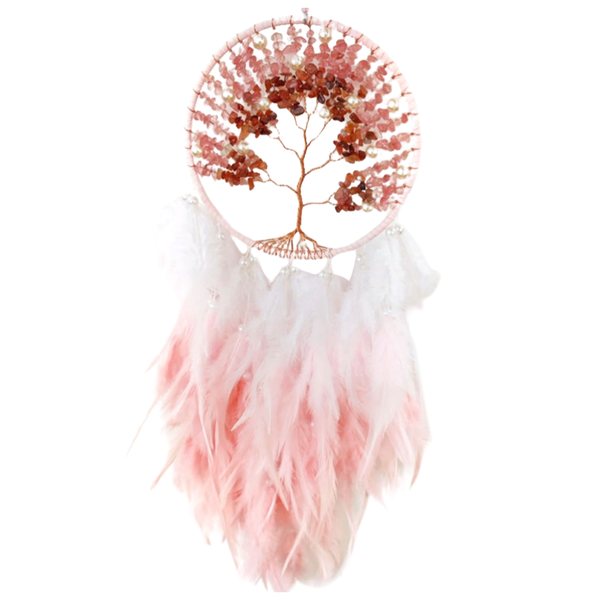 Pink Tree of Life Dream Catcher