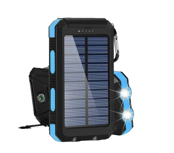Solar Charging, Portable USB Solar Charger, Waterproof, 30000 mAh