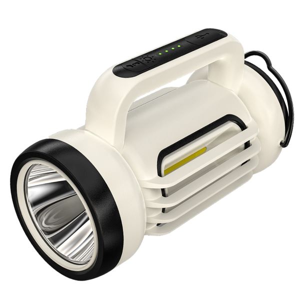FA-CH-22020 High Power Portable LED + Cob Camping Lamp Torch With Hook