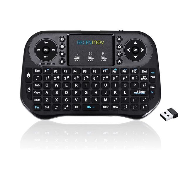 I8 Mini 2.4GHz Wireless Dual Mode Bluetooth Rgb Keyboard - 3 Color Backlit