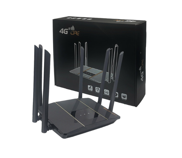 4G LTE WiFi Router with 6 Antennas - High-Speed Wireless Router - 300Mbps