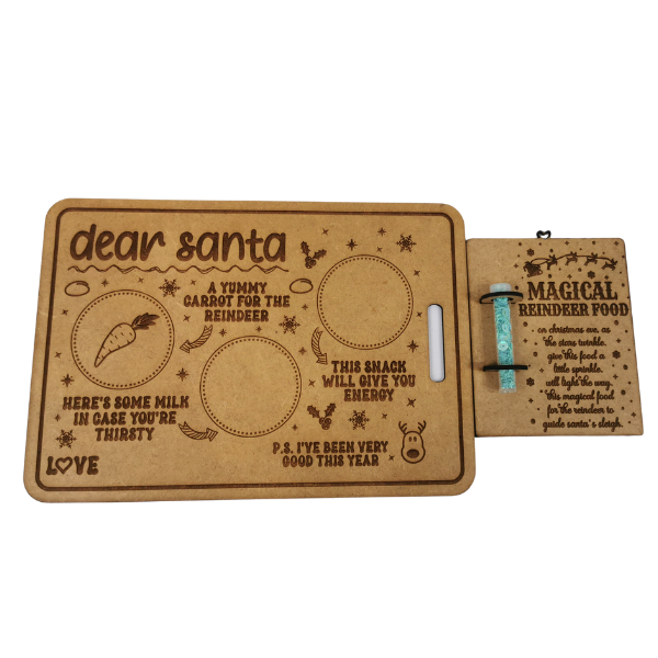 Santa Treat Board with Magical Reindeer Food