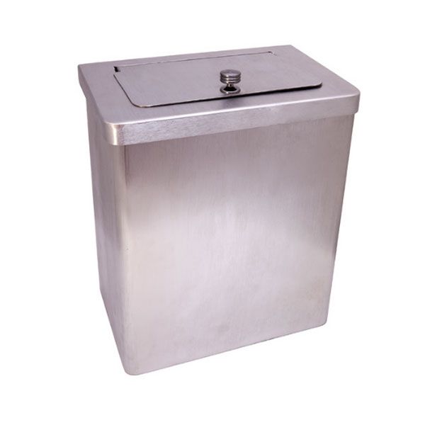 Stainless Steel Wall Mounted Sanitary or She Bin Large Buy Online
