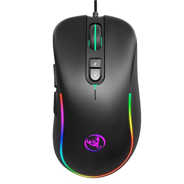 Pro Gaming HXSJ300 7 Key RGB USB Gaming Mouse