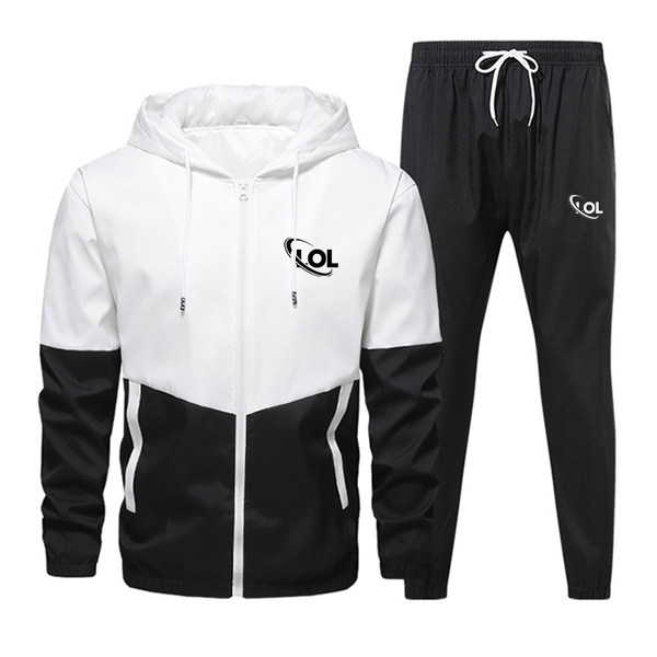 League of Legends Theme Print Hoodie and Jogger Set
