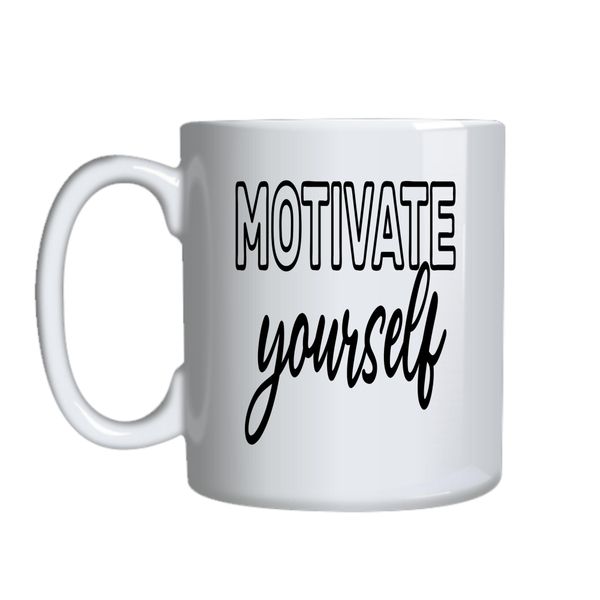 Motivate Coffee Mugs Trendy Motivational Graphic Cup Design Present 045