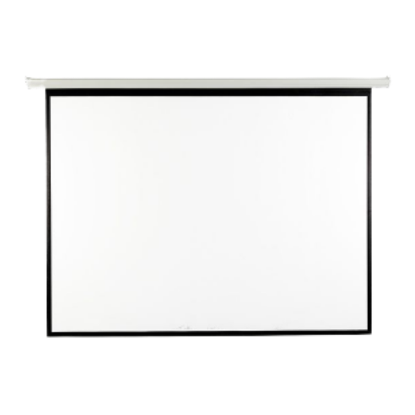 Wall Mount Ceiling Projection Screen Retractable Remote Control- 120 inches