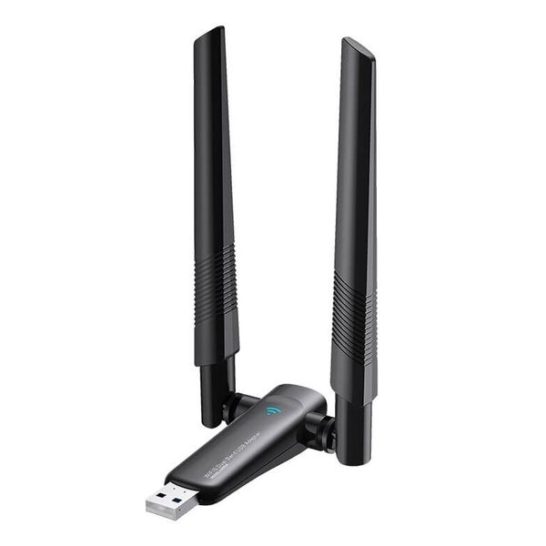 Wireless High-Gain Dual Antennas USB Adapter 650Mbps5GHz