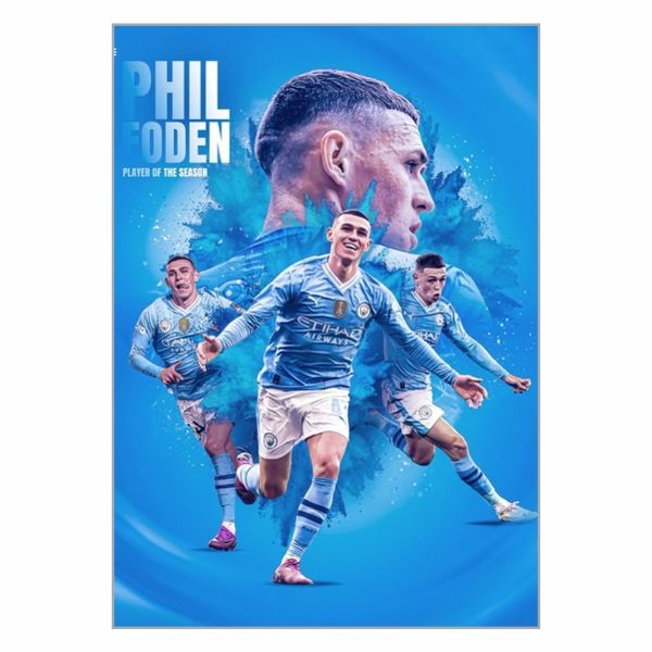 Phil Foden Player Of The Year Poster - A1