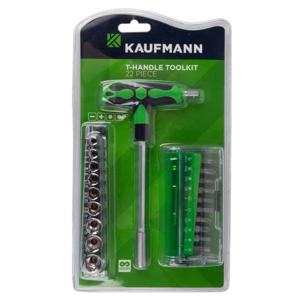 Kaufmann - Socket &amp; S/Driver Bit 22 Piecee