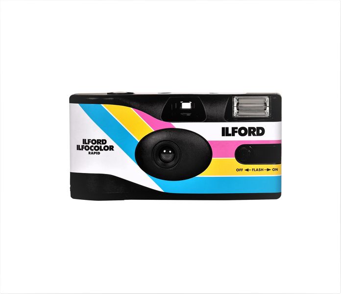 Ilford IlfoColor Rapid Retro Edition Single-Use Camera - White
