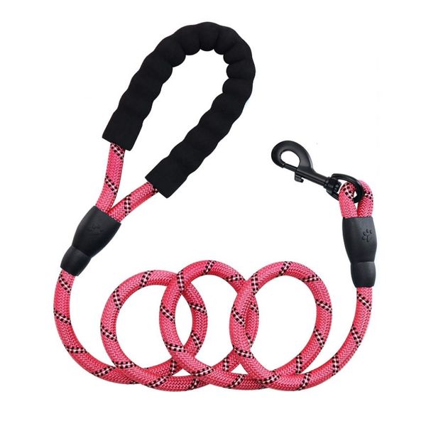 Reflective Dog Lead / Dog Leash - 1.5m Long, Padded Handle - Heavy Duty