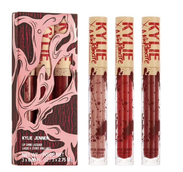 Kylie Cosmetics - A Nightmare on Elm Street Lip Shine Lacquer Set