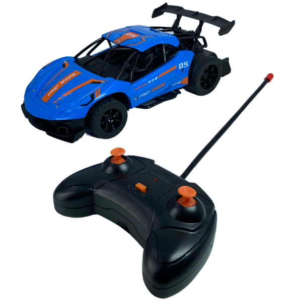 Speed Racing Remote Control 1:16 Scale Car - 2.4GHz - Blue