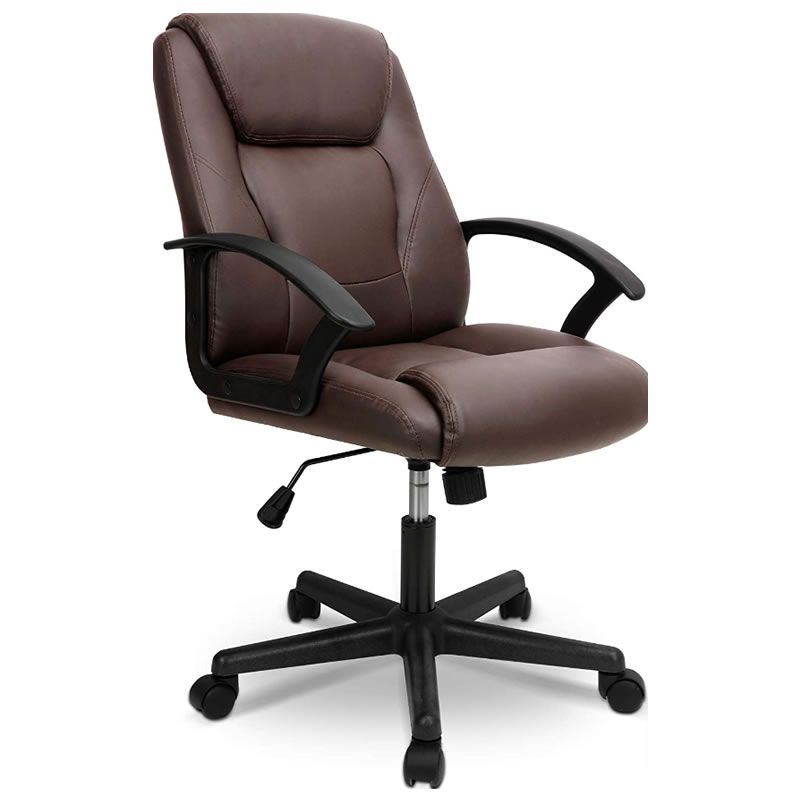 Eay Eay Thing Faux Leather Ergonomic Home Office Chair