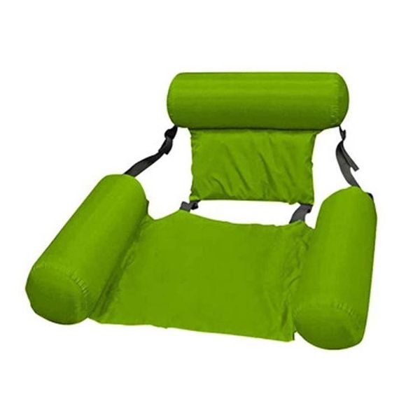 Inflatable Pool Floating Lounge Chair- Green