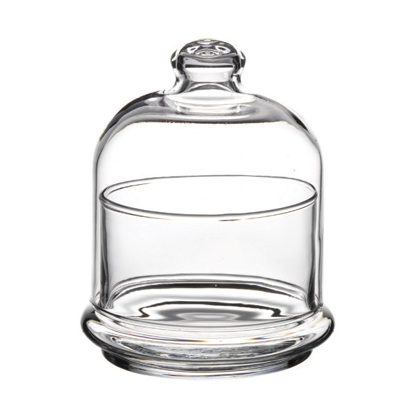 Glass Dome Jam Jar - Set of 2