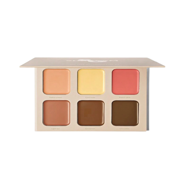 All in One Contouring Cream Palette with Highlighter - Bronzer and Blush