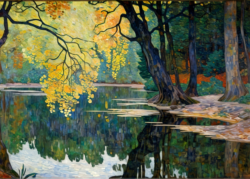 Canvas Wall Art Home Decor - Glassy Water