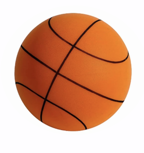 Toy Silent Quiet Ball for Various Indoor Activities Basketball 21cm