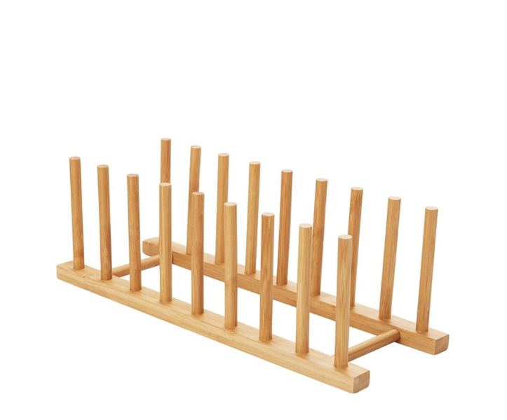 Bamboo Dish Plate Drain Rack Kitchen - Set of 2 - MLX1