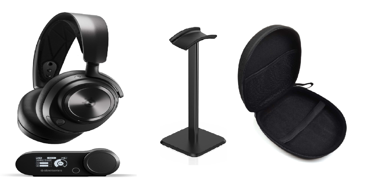 ⭐️新品 SteelSeries Arctis Nova Pro Wireless SteelSeries Arctis Nova Pro Wireless Gaming Headset, Black