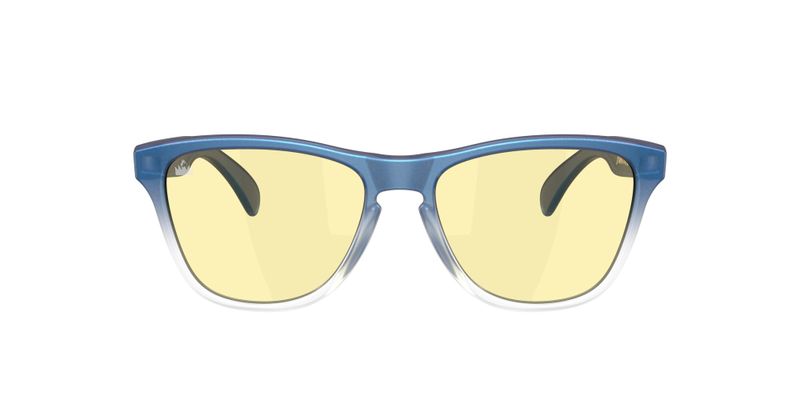 Oakley Frogskins S Sunglasses - Matt Cyan/Blue/Clear Fade/Prizm Gaming