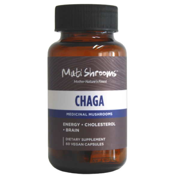 Muti Shrooms - Chaga - Medicinal Mushroom Immune Support - 60 Caps