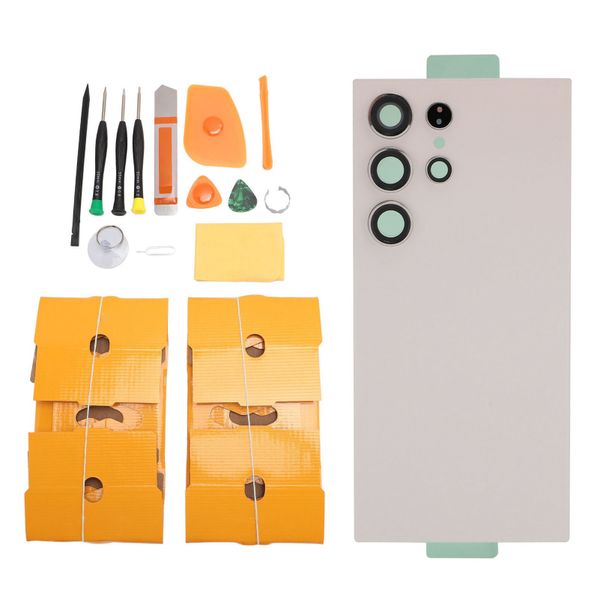 S24 Ultra Back Glass White w/Tools