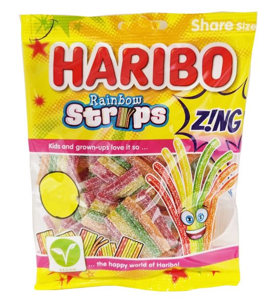 Haribo Rainbow Strips 130g