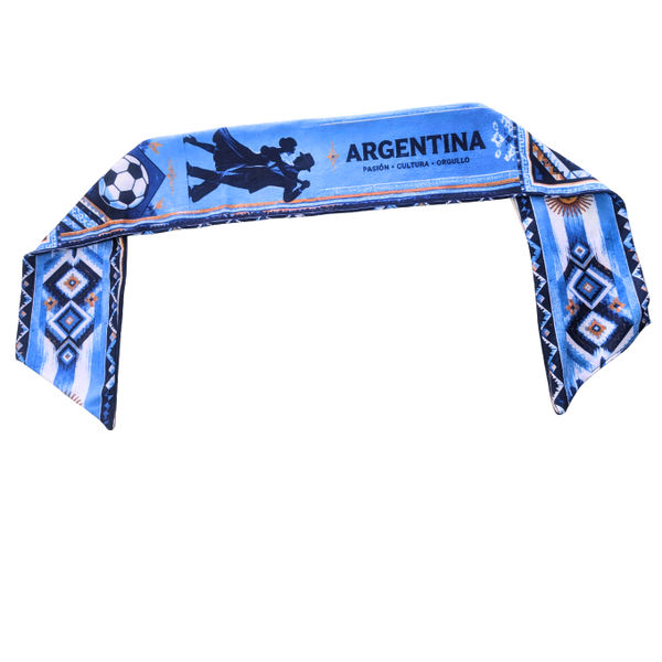 Argentina Supporters Double-Sided Polyfleece Scarf - 147cm x 18cm