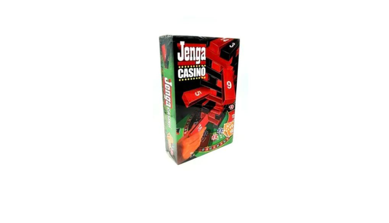 Jenga - Casino Be Prepared to Take The Gamble Action Party Game