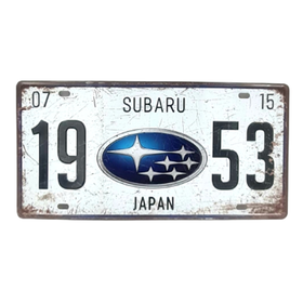 subaru number plate frame australia