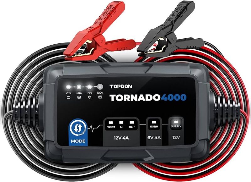 Topdon Tornado 4000 Battery Charger (2023 Version)