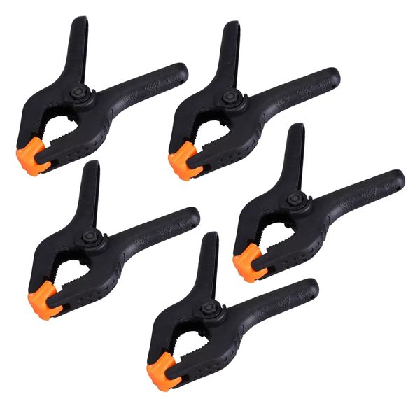 Tools Plastic Nylon Adjustable Woodworking Clamps Set of 5 (9cm) - Special