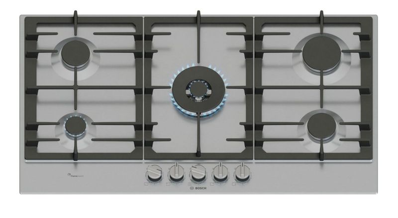 Bosch Stainless Steel Temperature Control 5 Plate Gas Hobs
