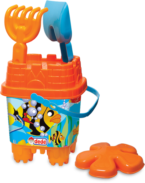 Small Castle Bucket Set with Picture