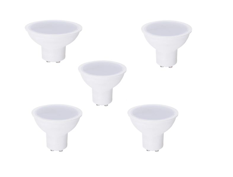5x Forest lighting 5W emergency Gu10 LED bulb