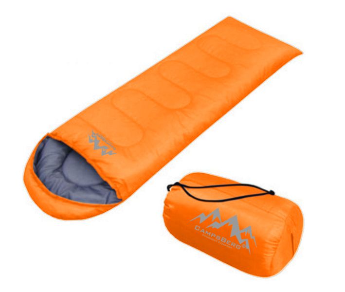 CampsBerg - Envelope Summer Sleeping Bag (Bright Neon Orange)