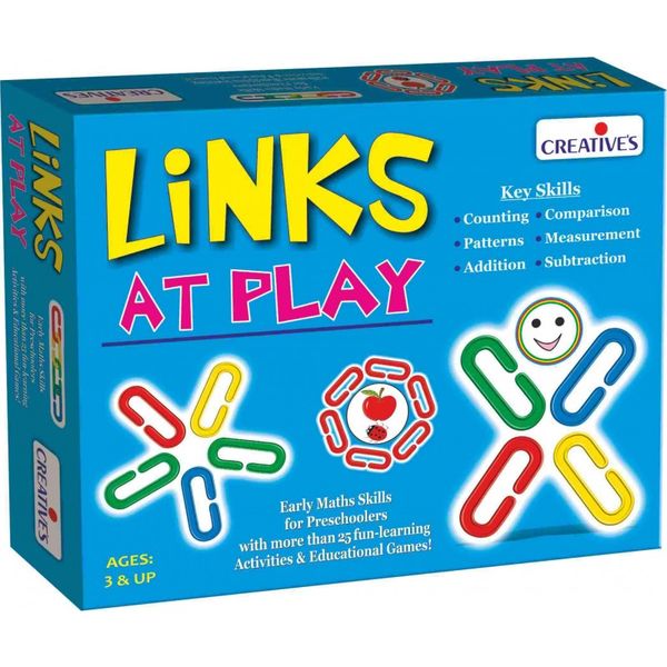 Creatives - Links At Play (recognise numbers, colours, patterns and maths skills)