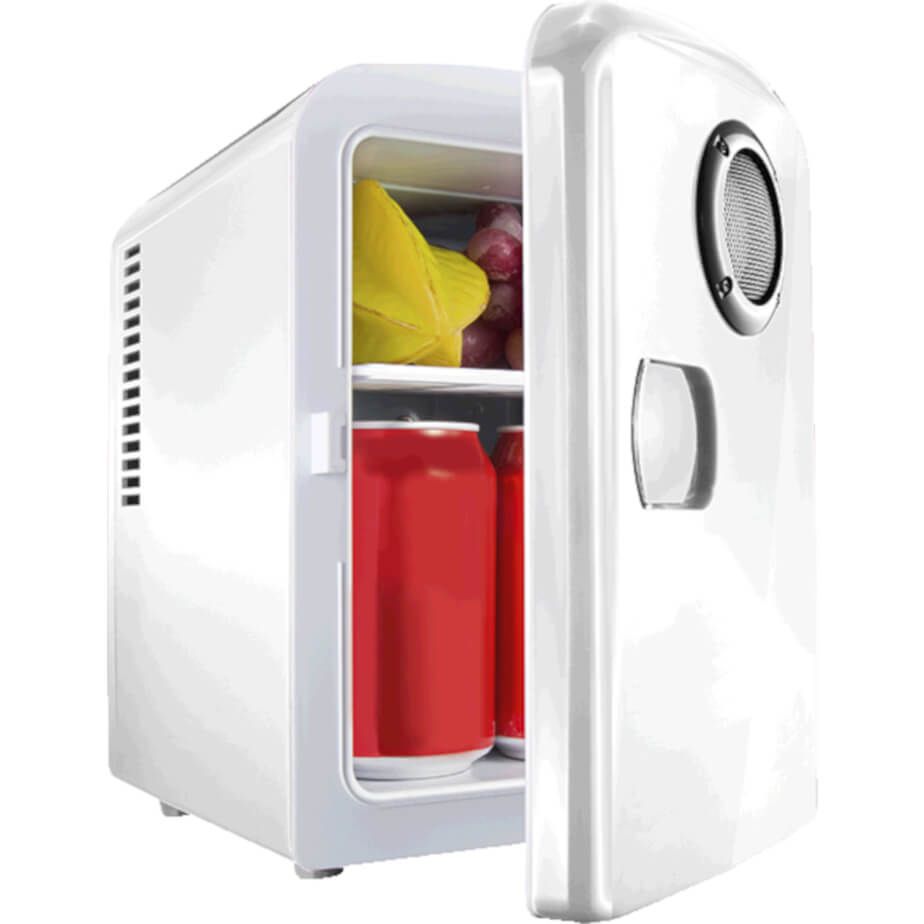 6 Can MiniFridge With Built In Bluetooth Speaker Shop Today. Get it