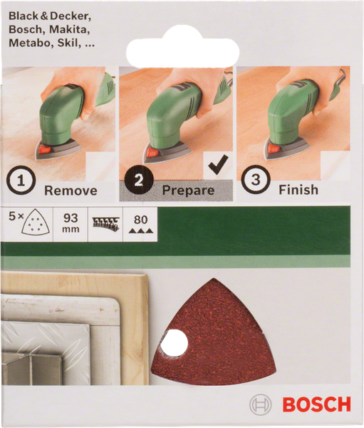 For delta sanders 93 mm 80 5 Piece