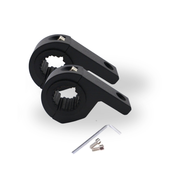 Motorcycle Spotlight Tube Clamp Mount Set