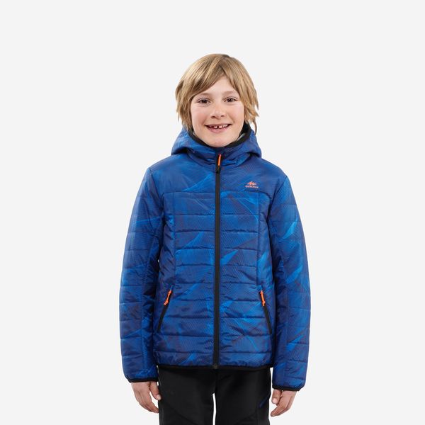 Quechua Kids Padded Hiking Jacket Mh500 7-15 Years - Blue