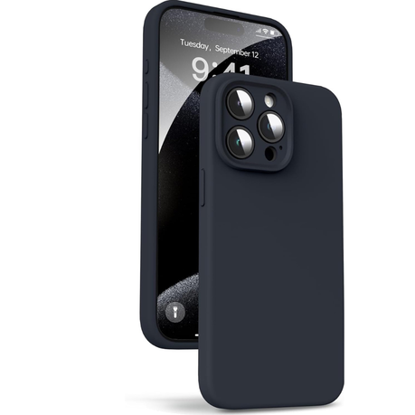 iPhone 15 Pro Max Silicone Case With MagSafe black original Genuine