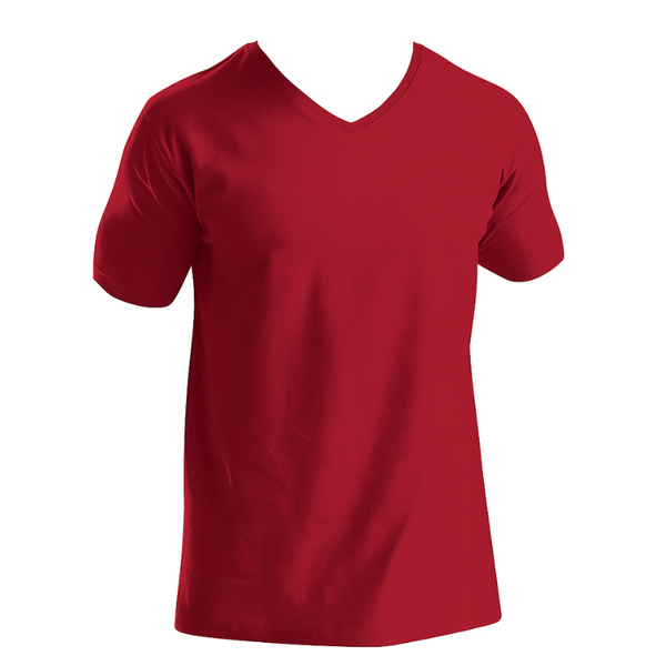 Davis Clohing Collection Men Wine red Cotton T-Shirt