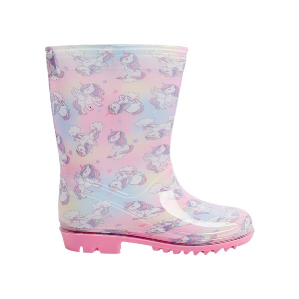 Kids Unicorn Wellington Boots