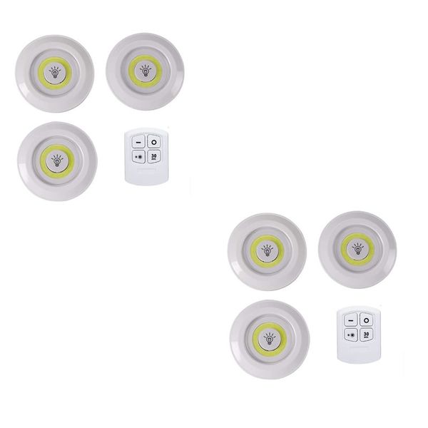Set of 2 Dimmable LED Light With Remote Control