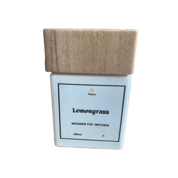 TTiana Wooden Top Diffuser - 180ml - Lemongrass